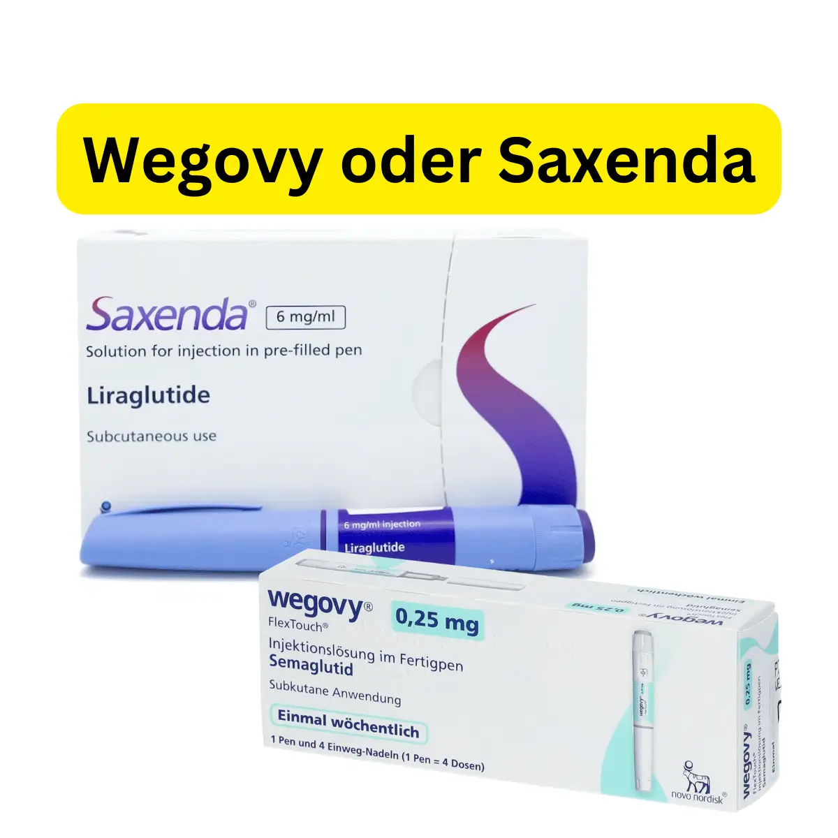 wegovy oder saxenda